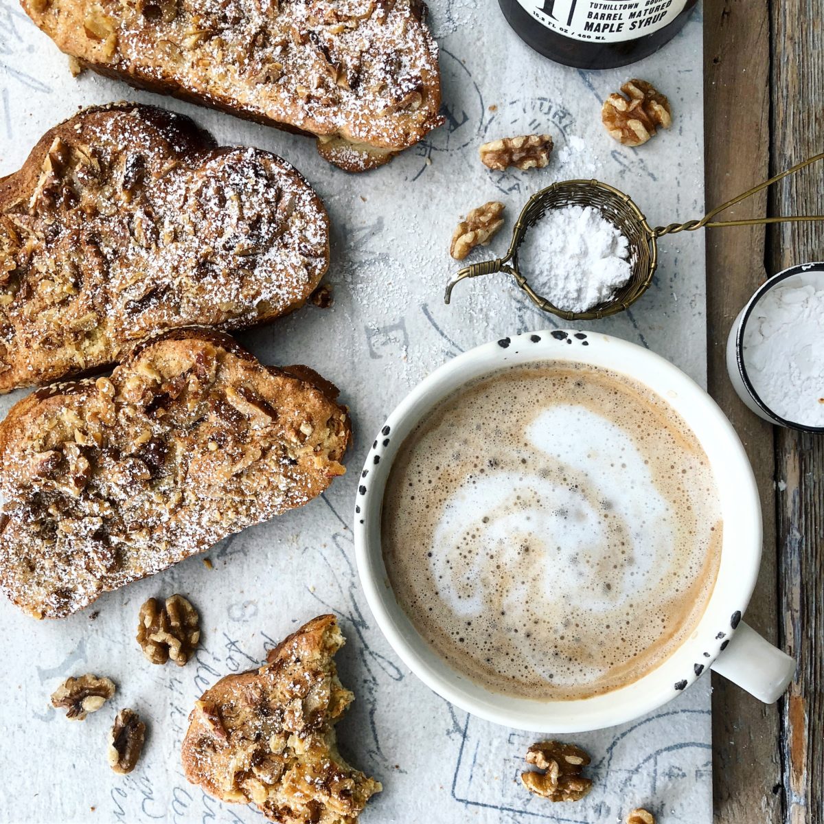 Maple Walnut Bostock pastry