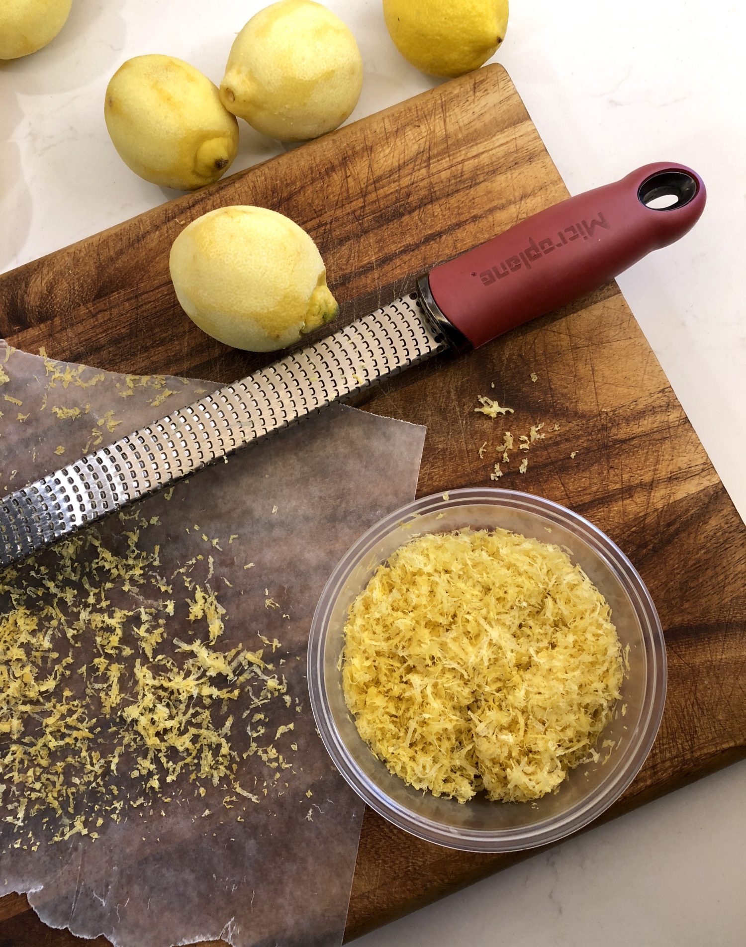 lemons, lemon zest