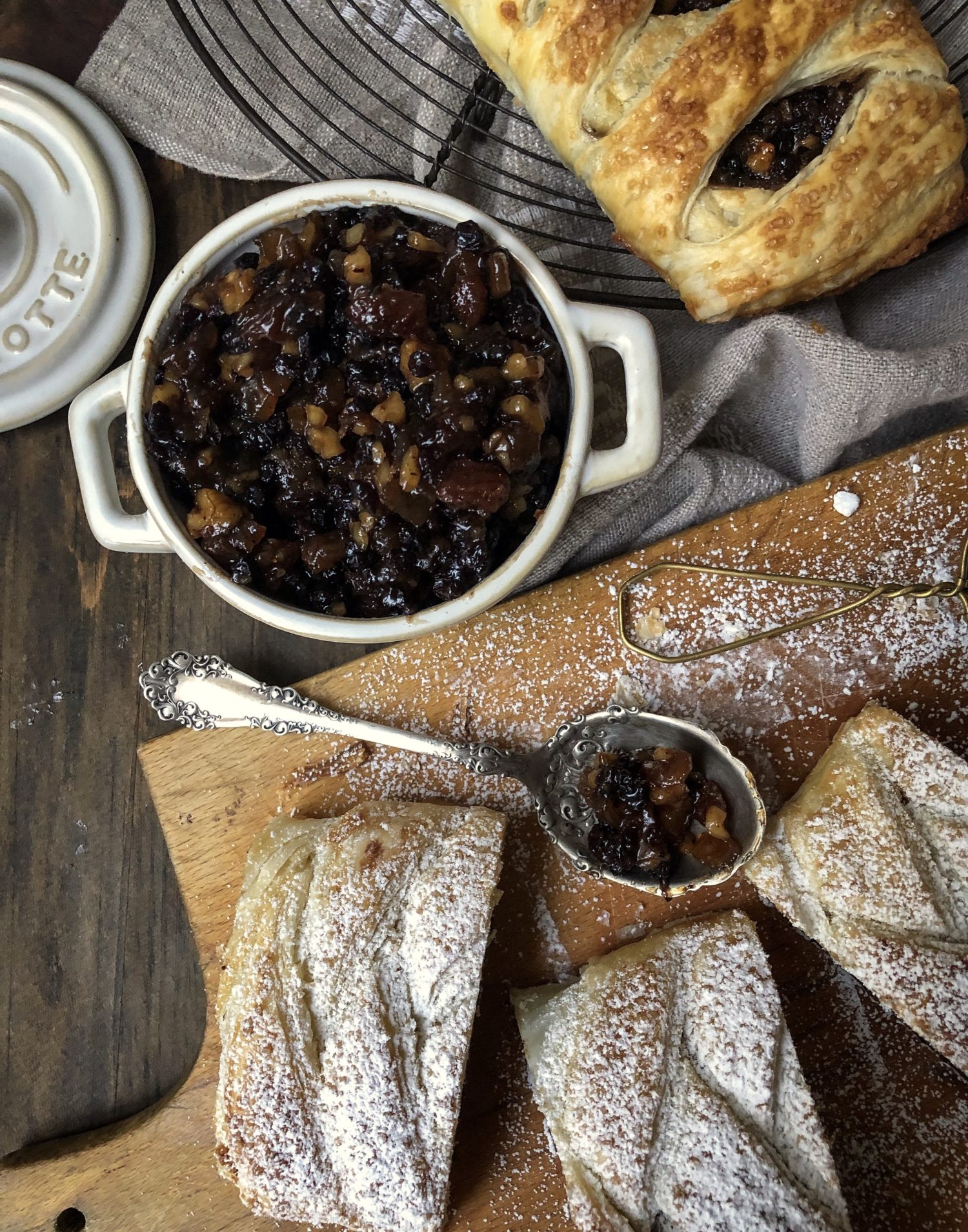 Mincemeat Citrus Fangipane Strudel