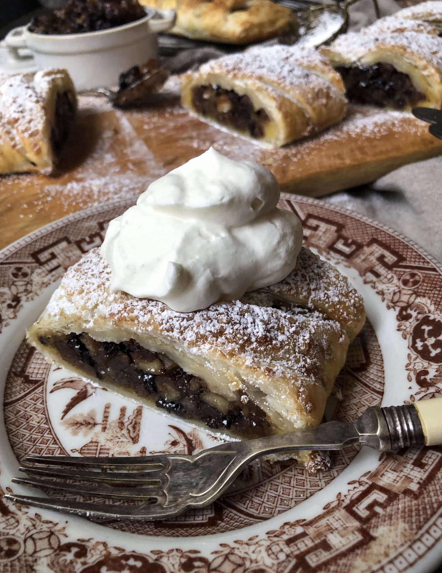 Mincemeat Citrus Frangipane Strudel