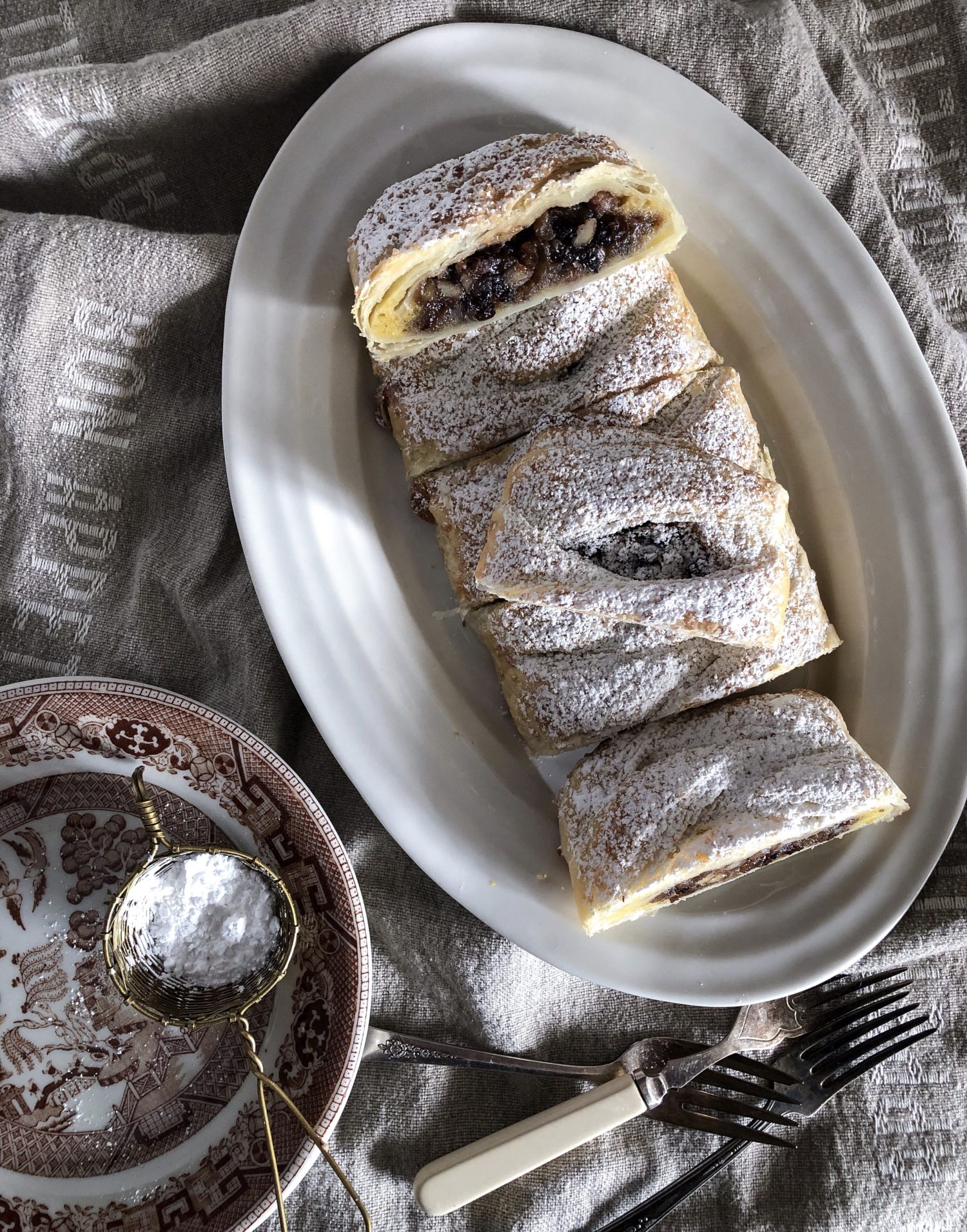 Mincemeat Citrus Frangipane Strudel