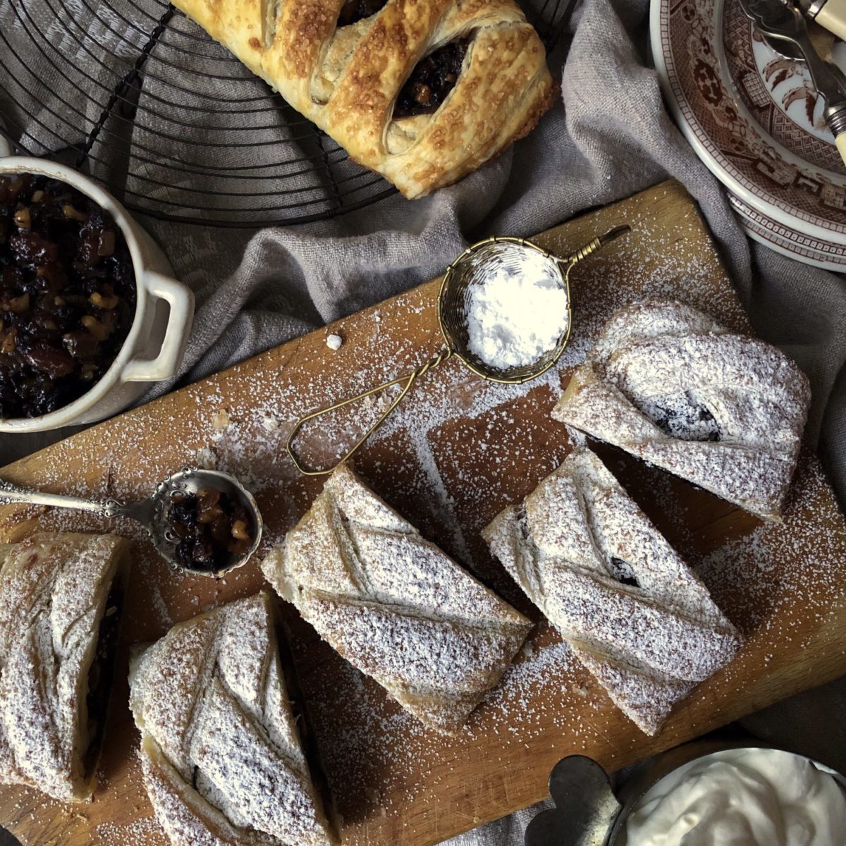 Mincemeat Citrus Frangipane Strudel