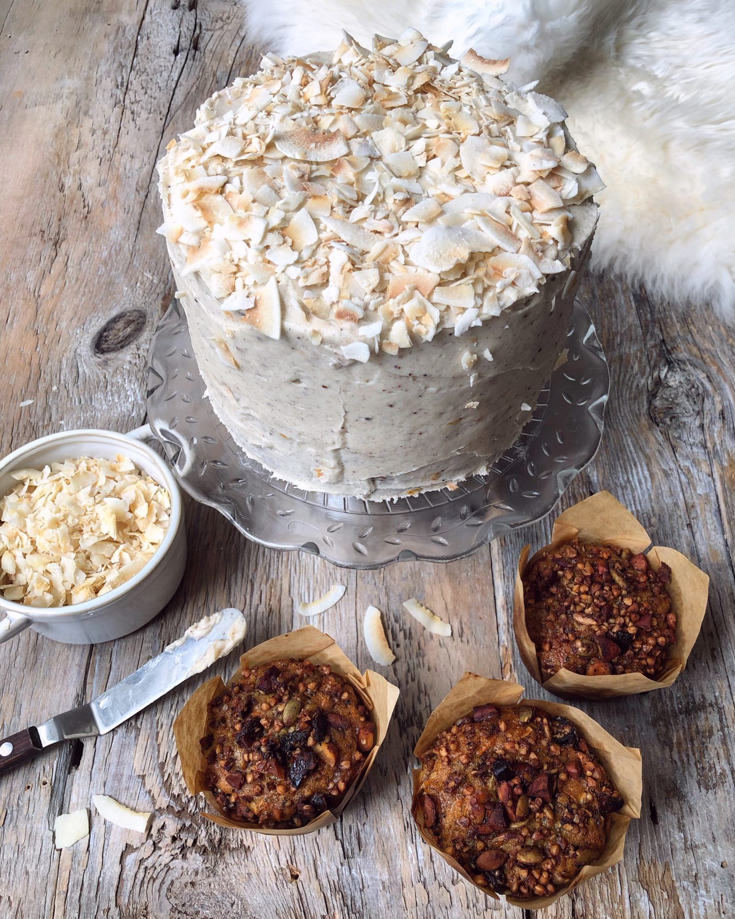 Cardamom Carrot Cake with allspice Cream Cheese Icing