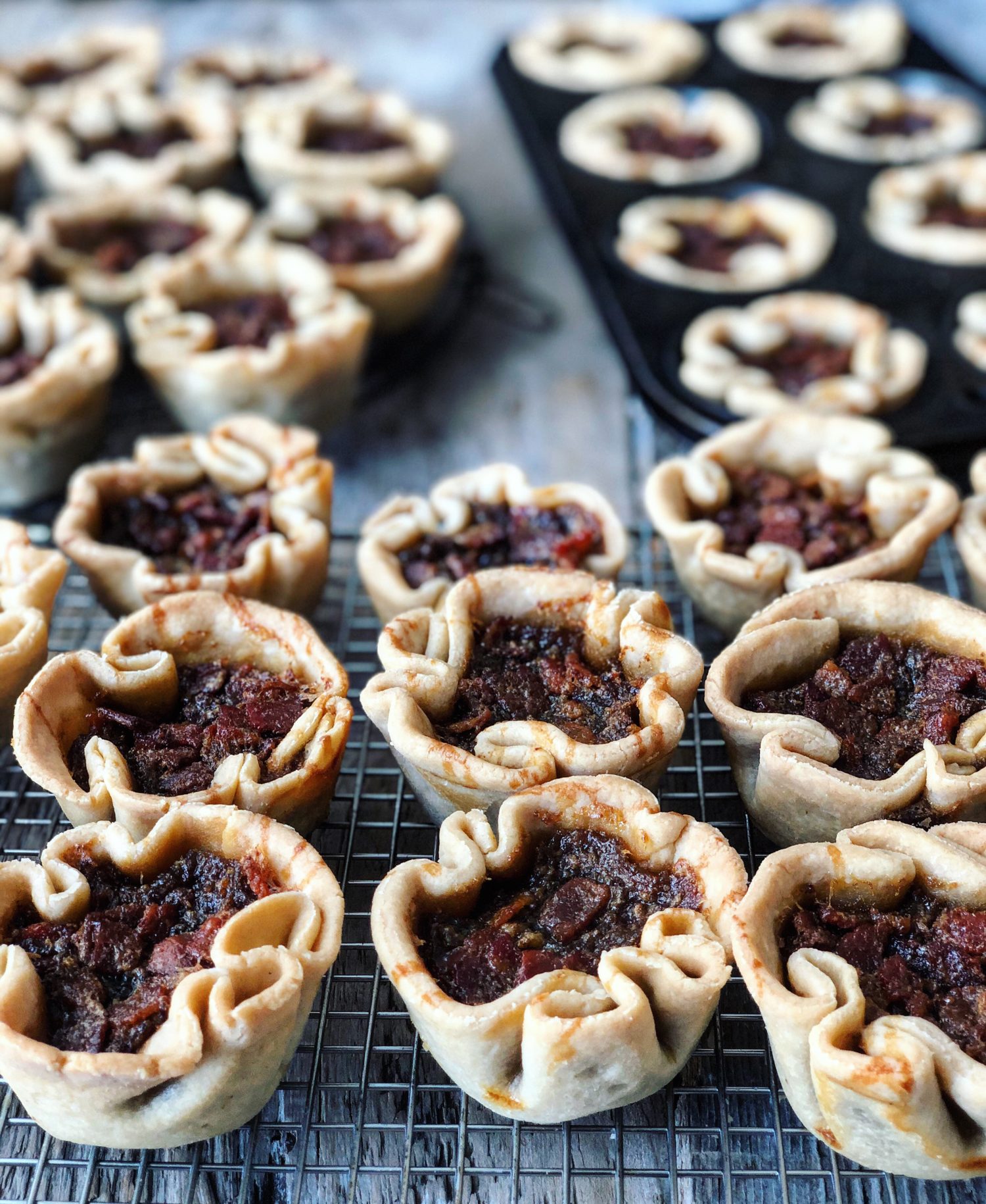 Brown Butter Maple Bacon Butter Tarts