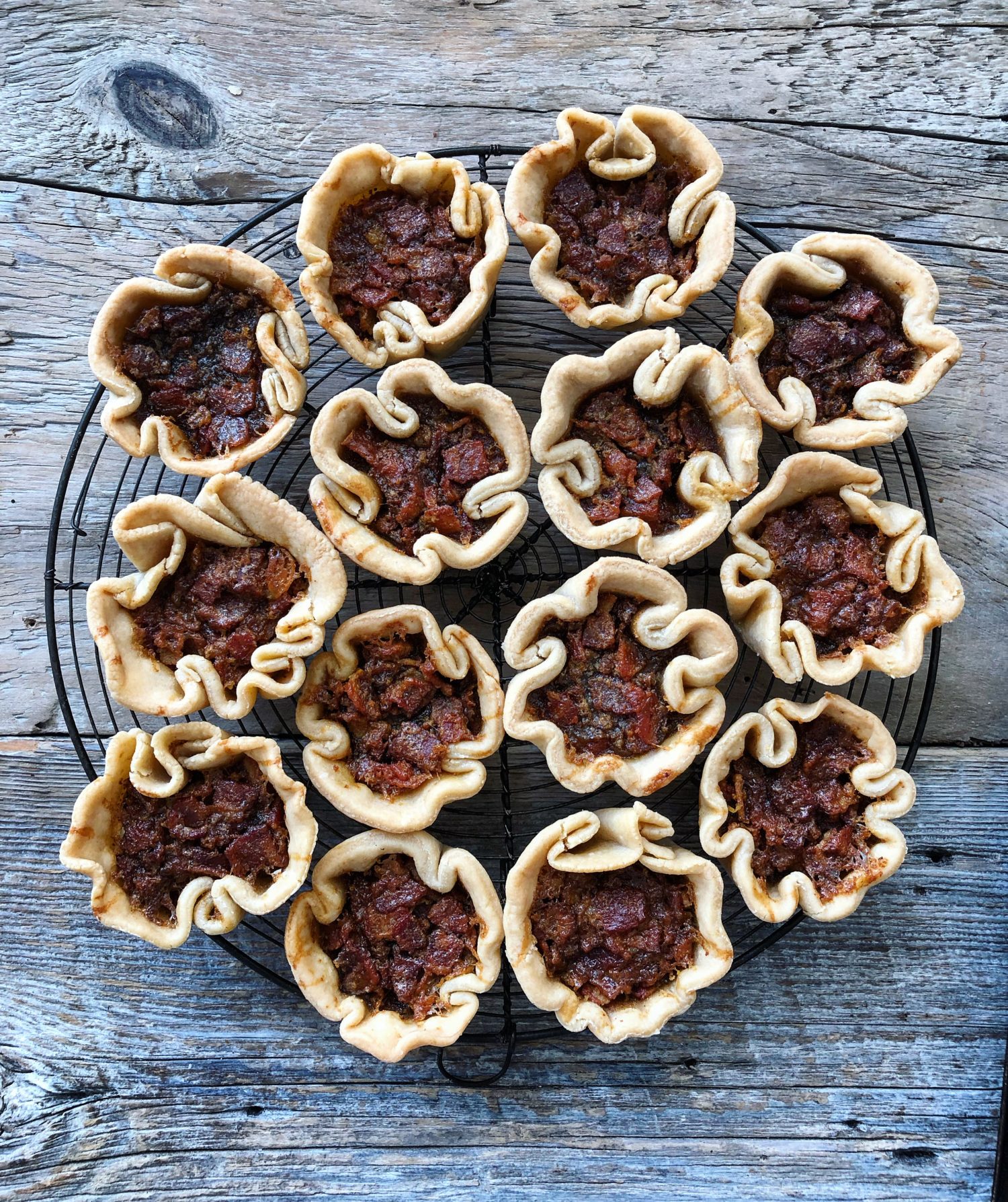 Brown Butter Maple Bacon Butter Tarts