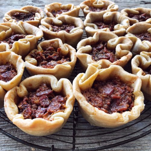 Brown Butter Maple Bacon Butter Tarts