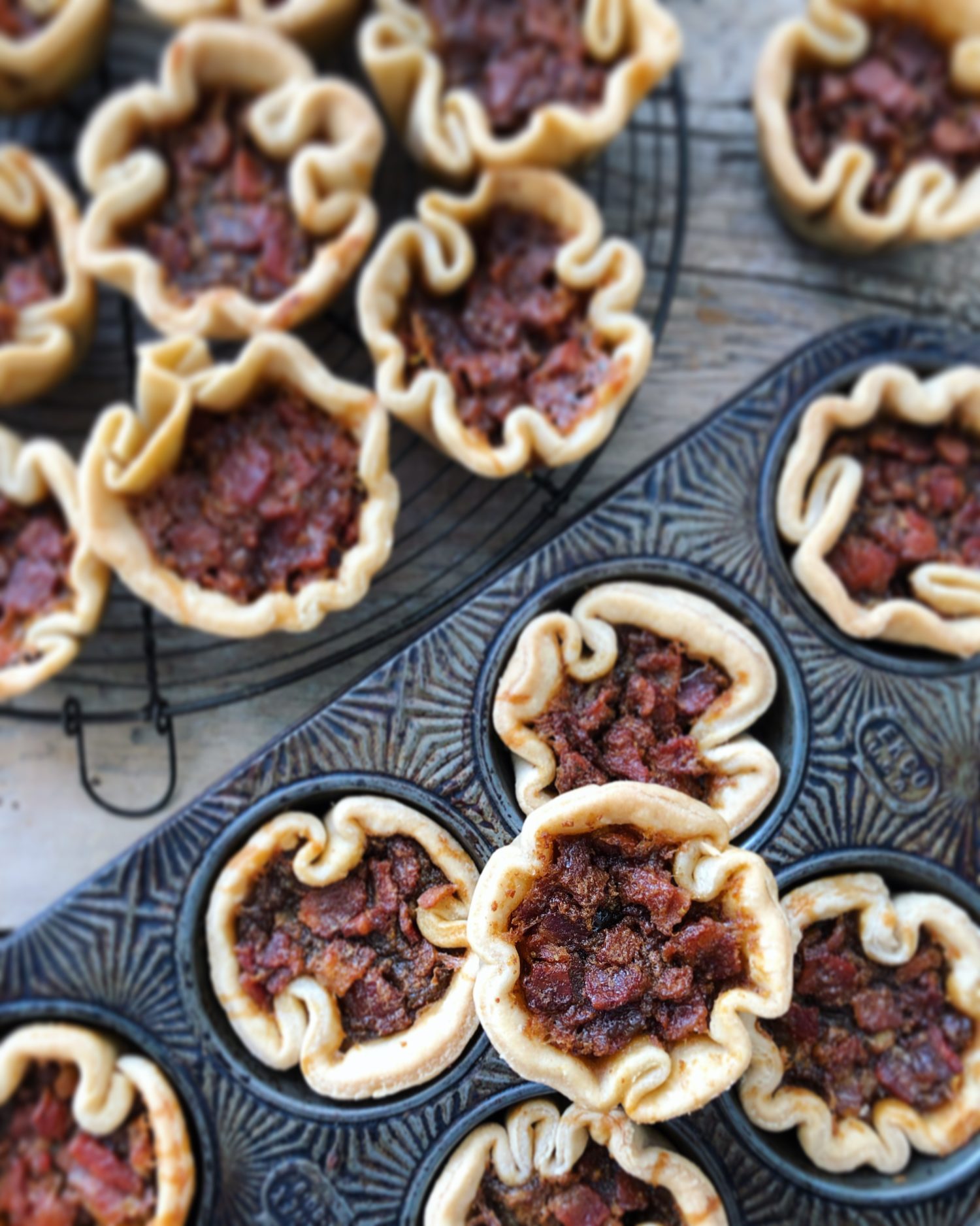 Brown Butter Maple Bacon Butter Tarts