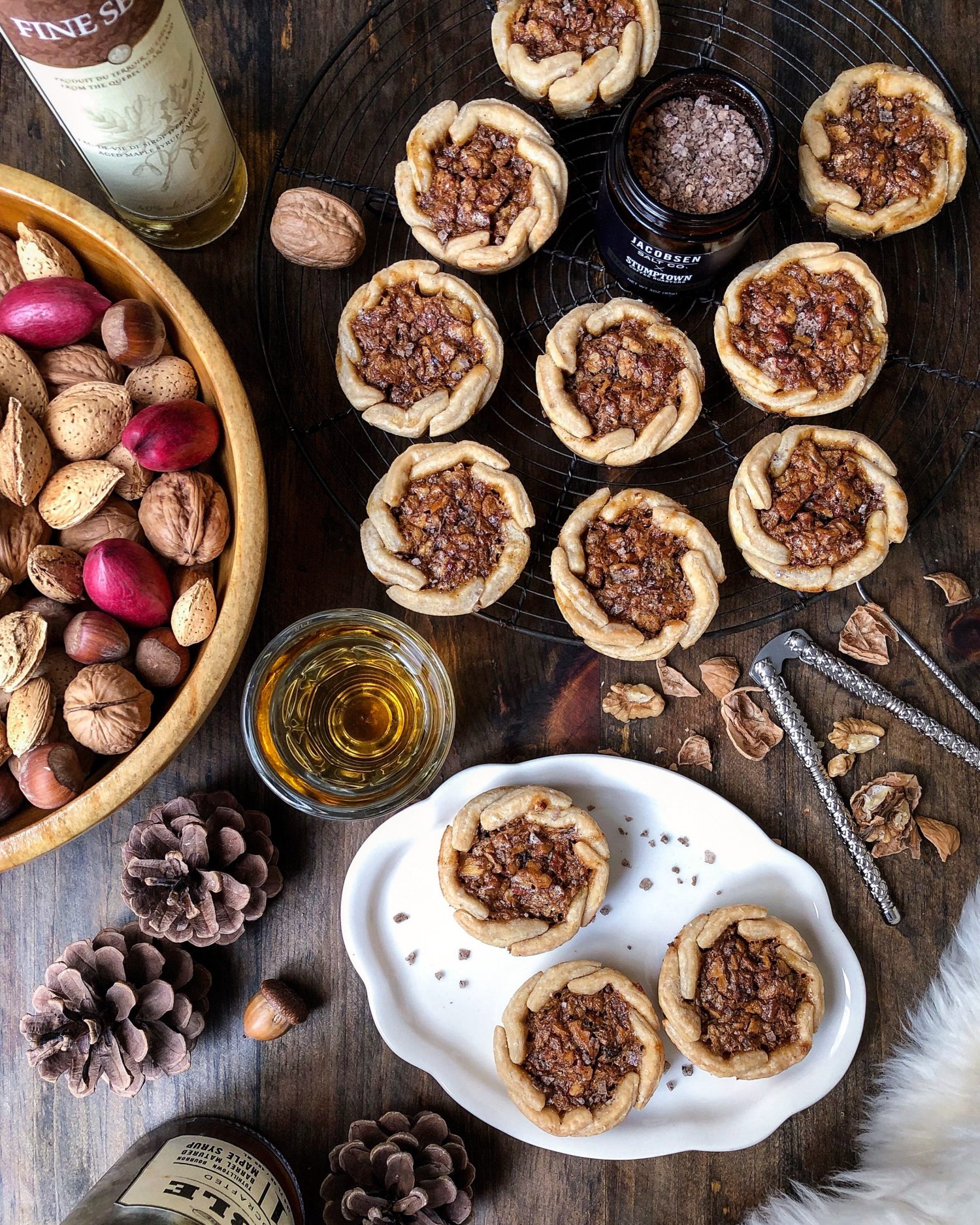 Brown butter Maple Bacon Butter Tarts