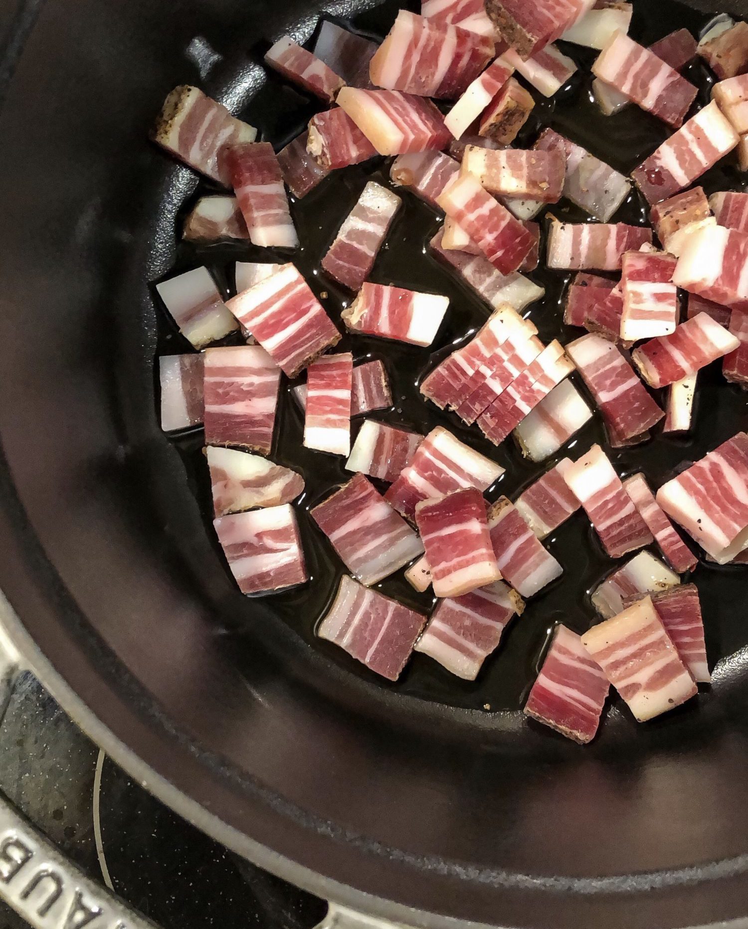 Pasta with Pancetta and White Beans