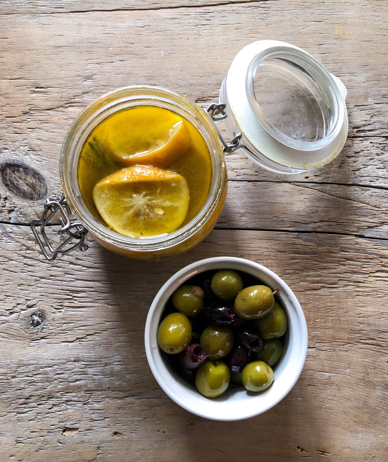 Preserved Lemons and Olives