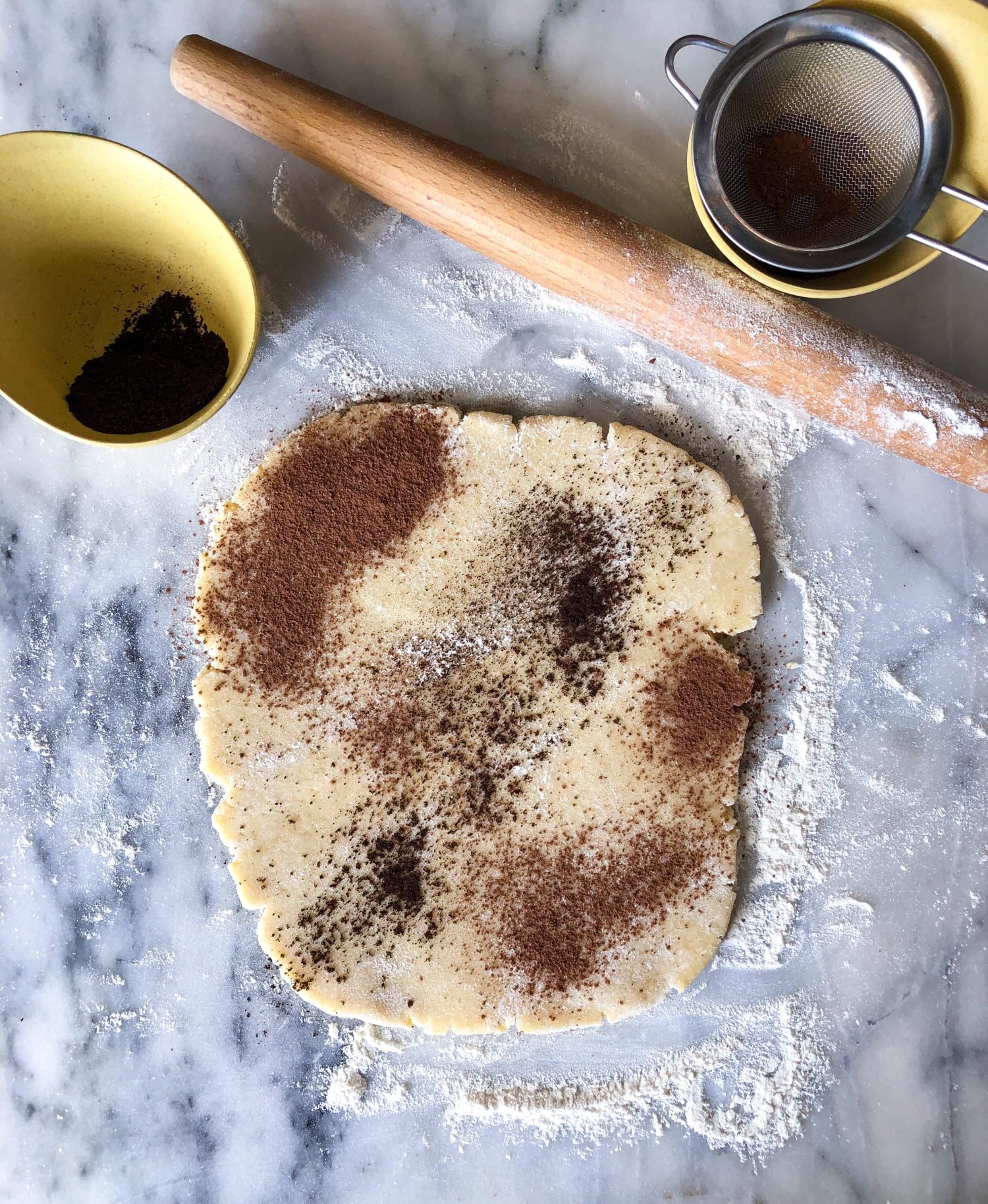 Chocolate Coffee marble pastry