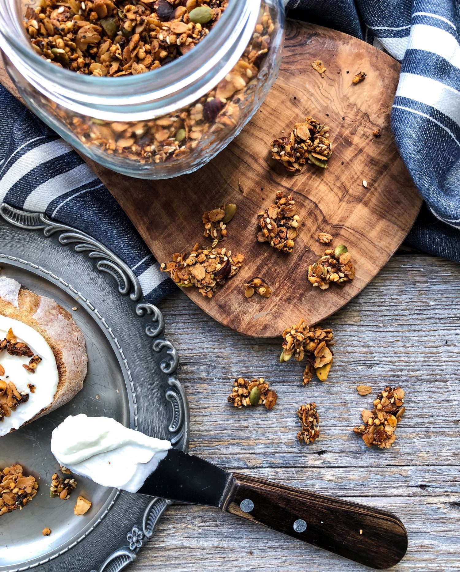 dukkah savoury granola