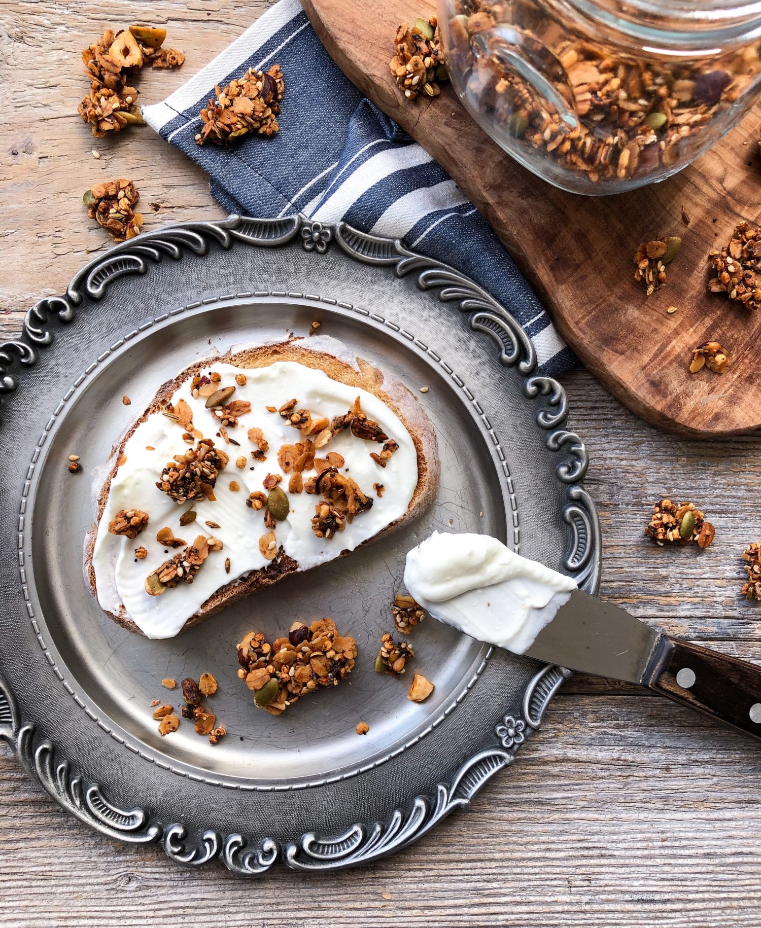 dukkah savoury granola