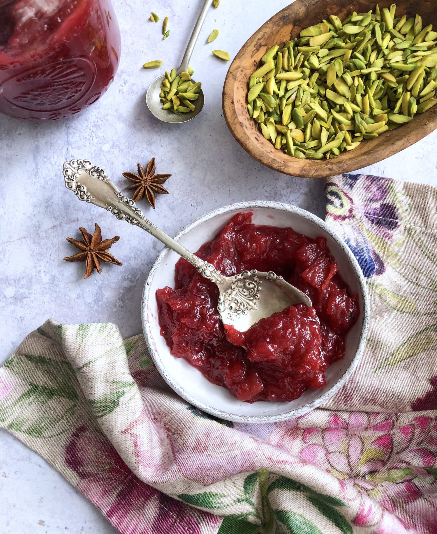 How to Dry Rose Petals and a Rhubarb Compote Recipe