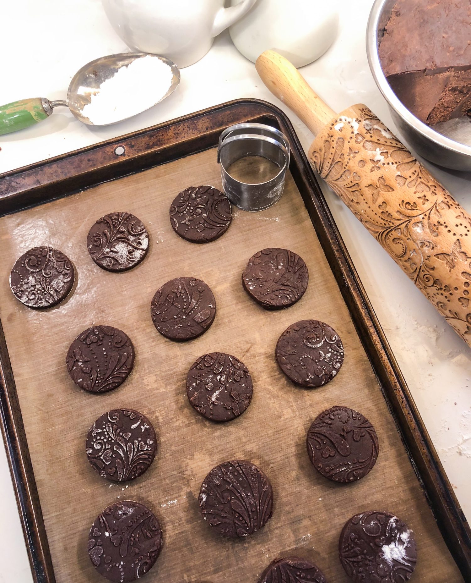 Bourbon Brownie Cookies