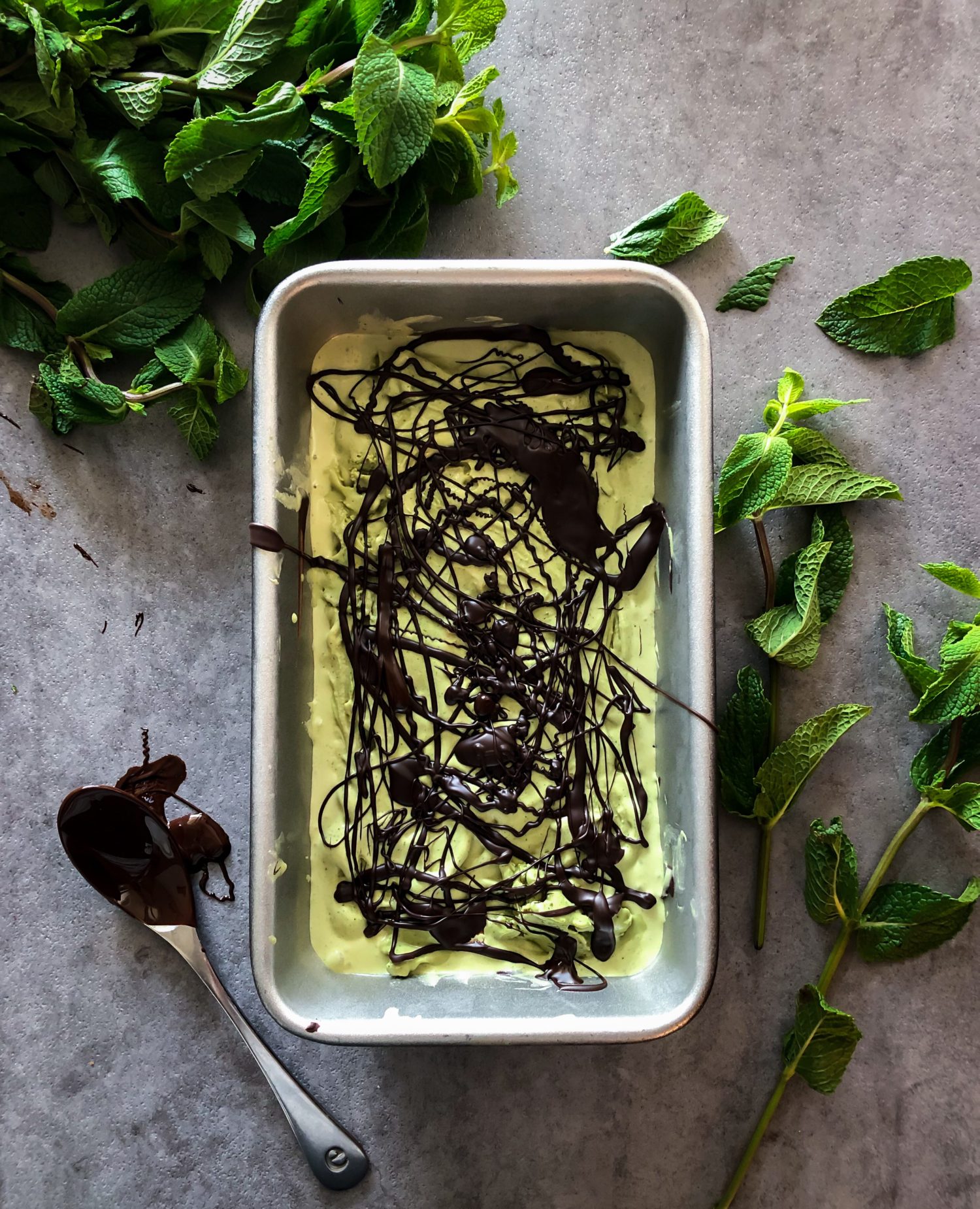 Matcha Mint Chocolate Ice Cream