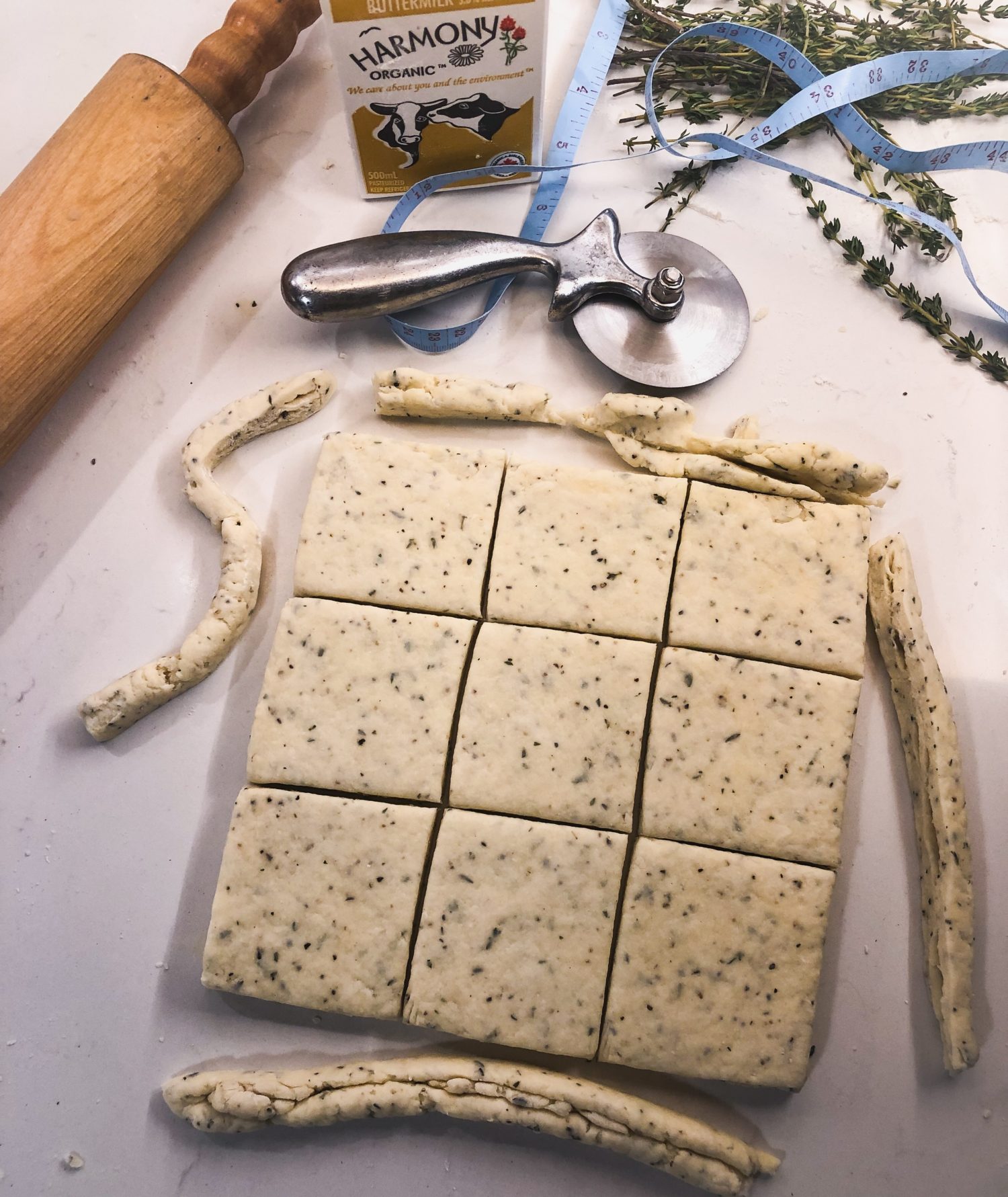 Thyme and Pepper Ricotta Biscuits