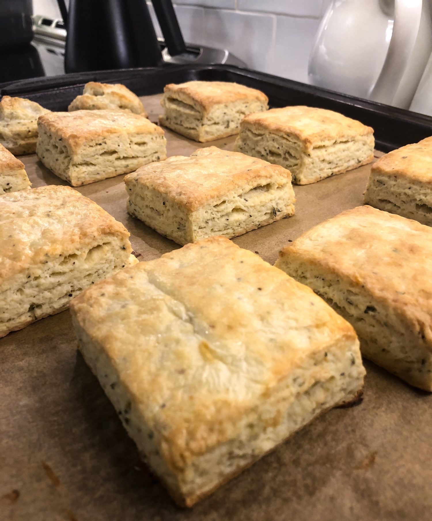 Thyme and Pepper Ricotta Biscuits