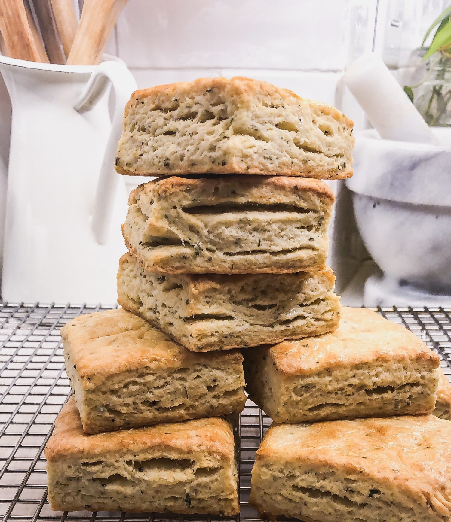 Thyme and Pepper Ricotta Biscuits