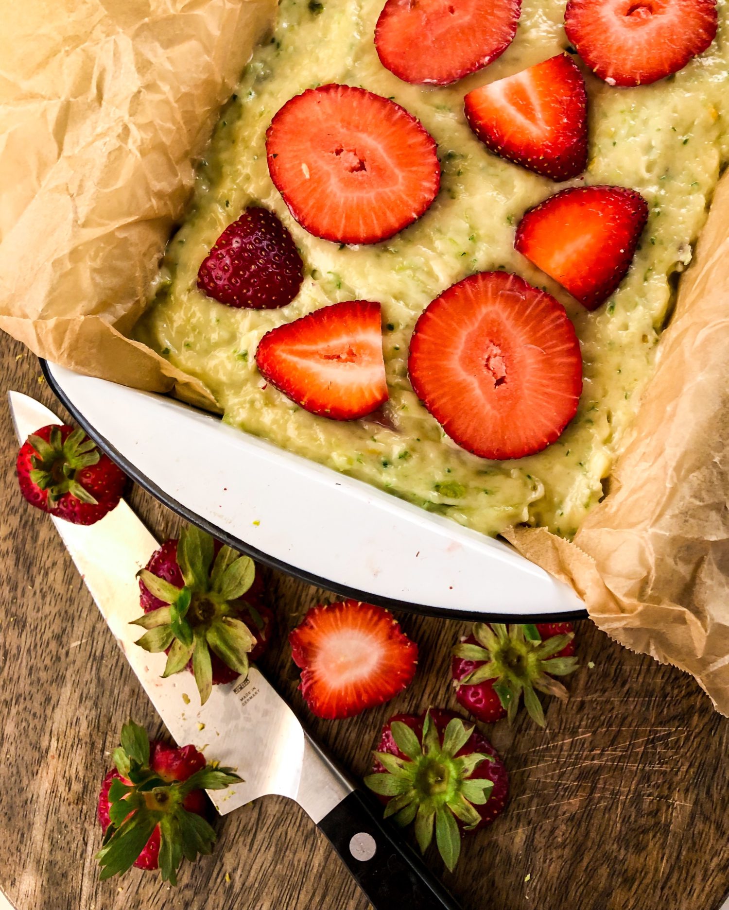 strawberry Cucumber loaf