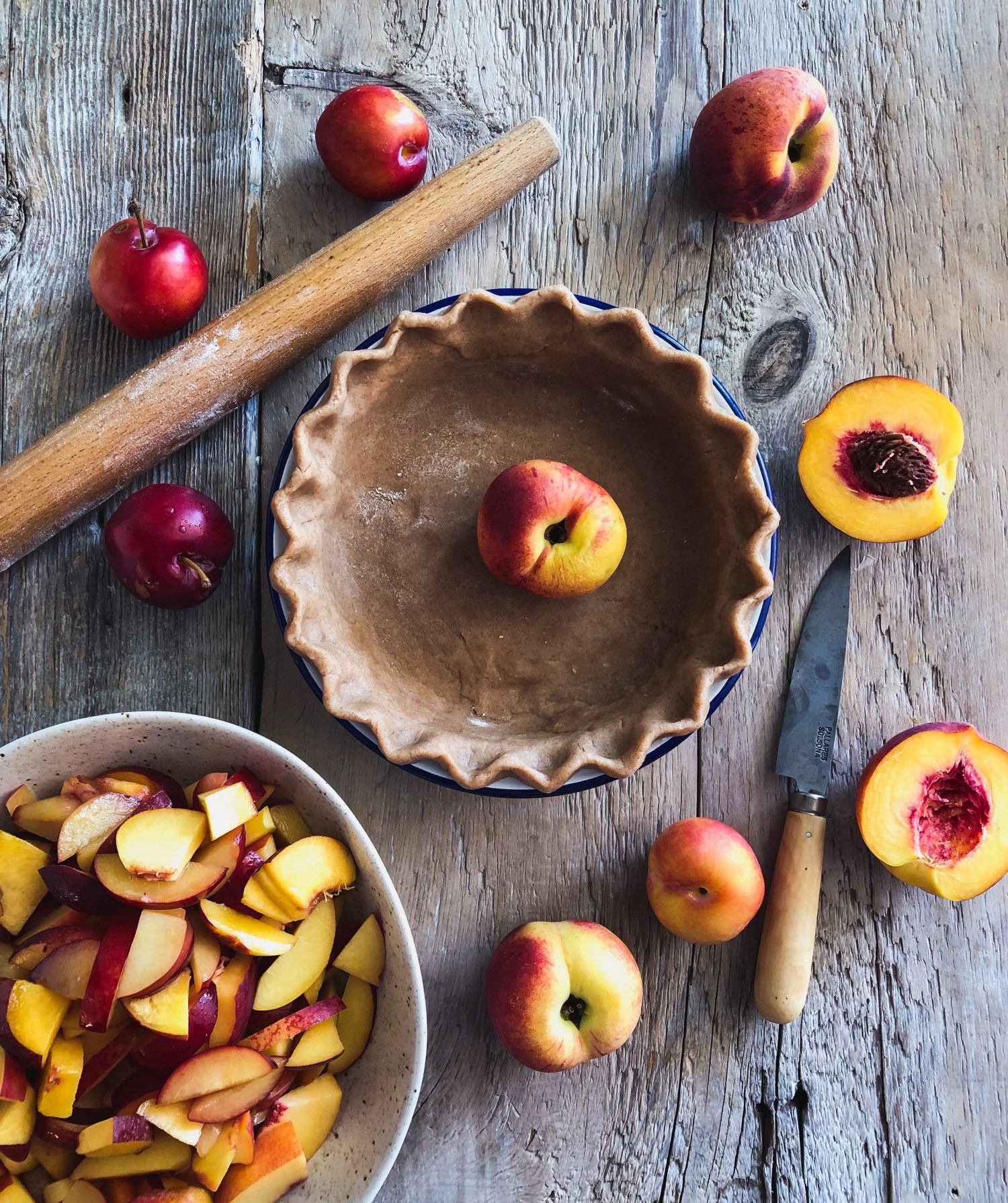 Stone Fruit and Spice Pie