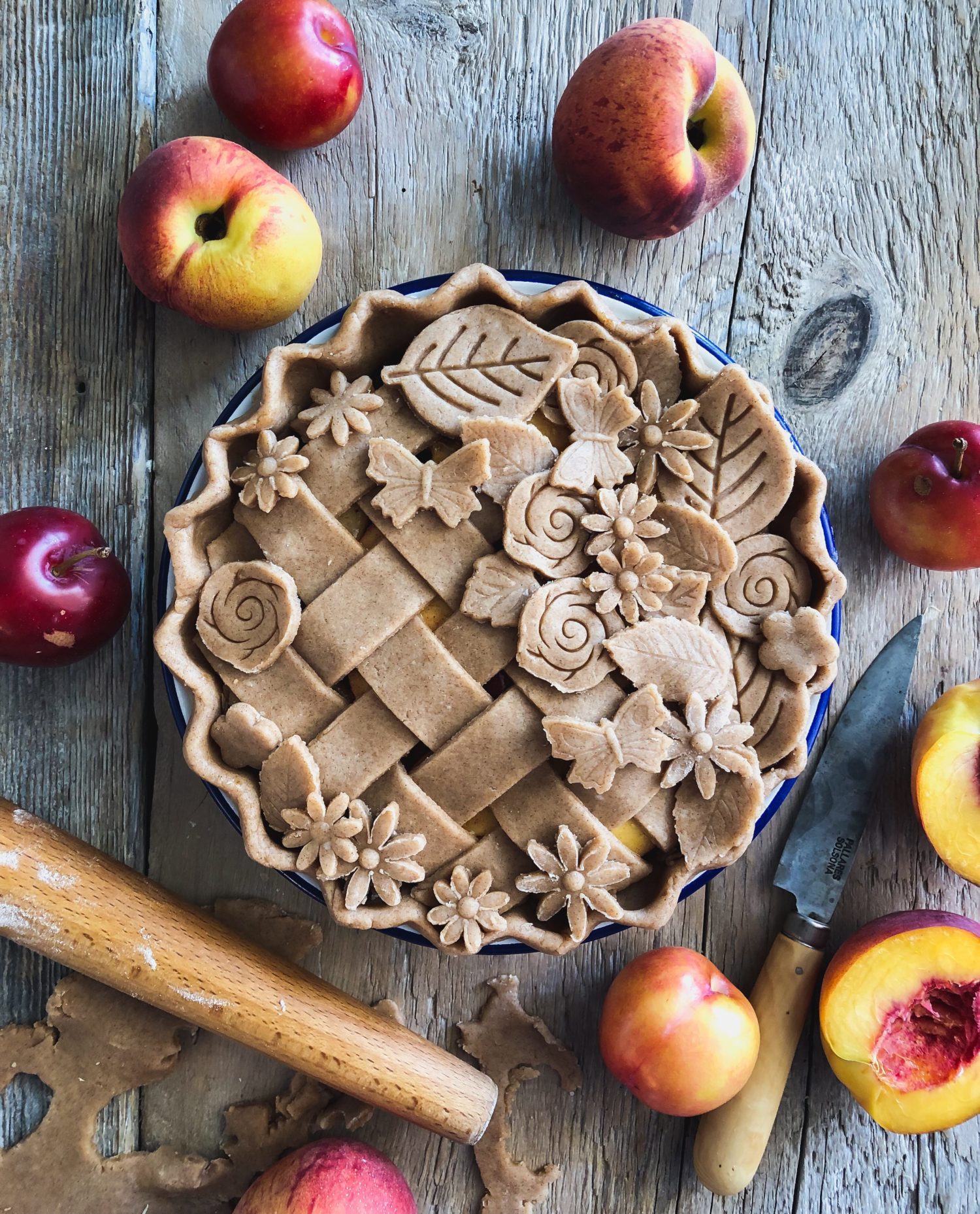 Stone Fruit and Spice Pie