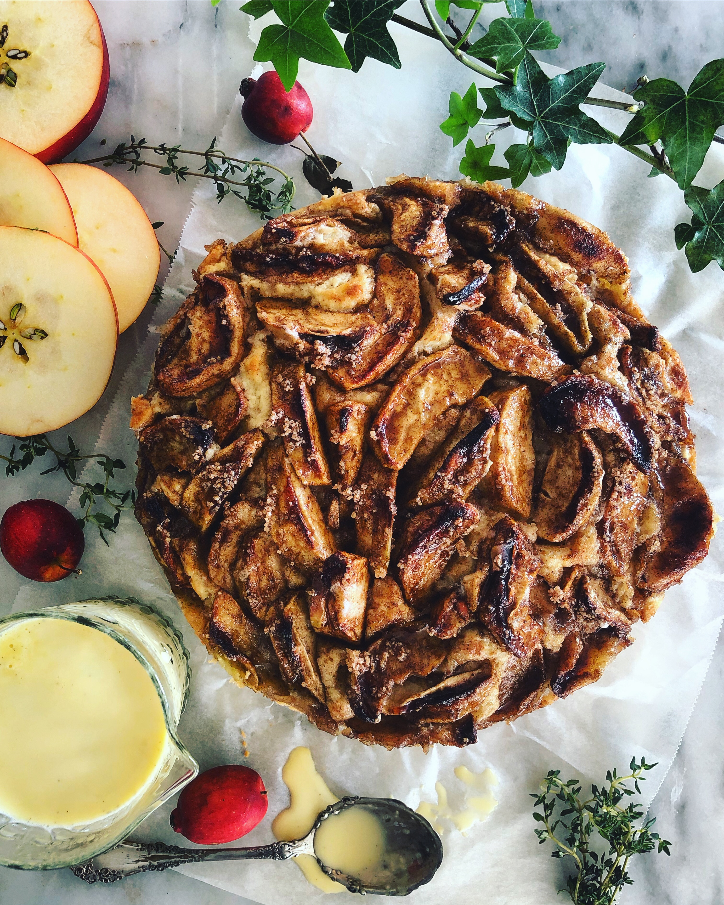 Spiced Apple Cider Charlotte Cake #AppleWeek - Love and Confections