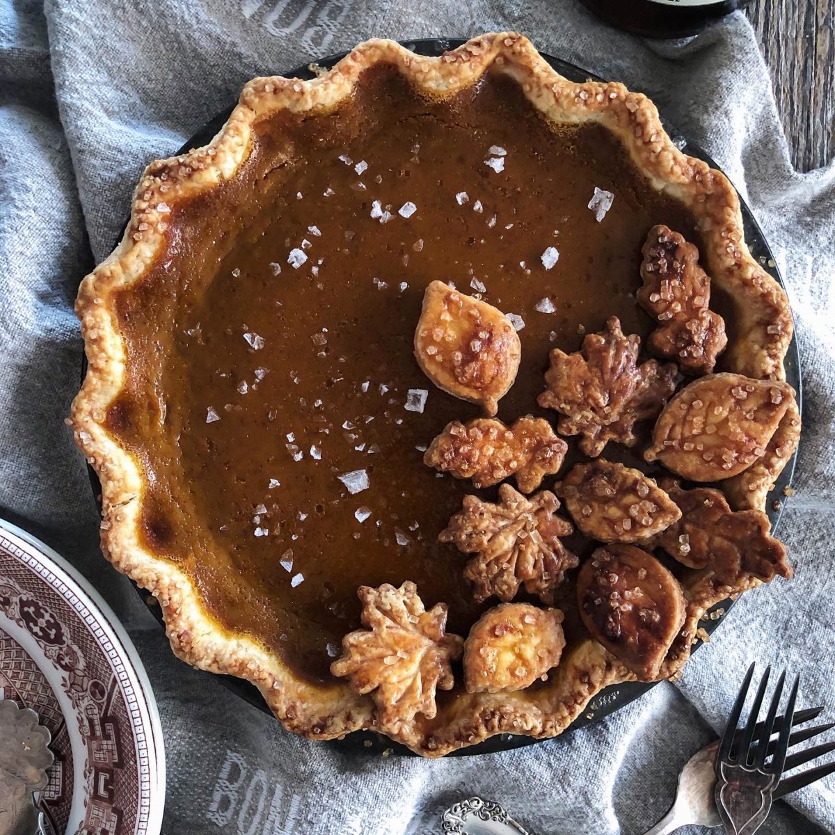 Salted Honeynut Squash Pie