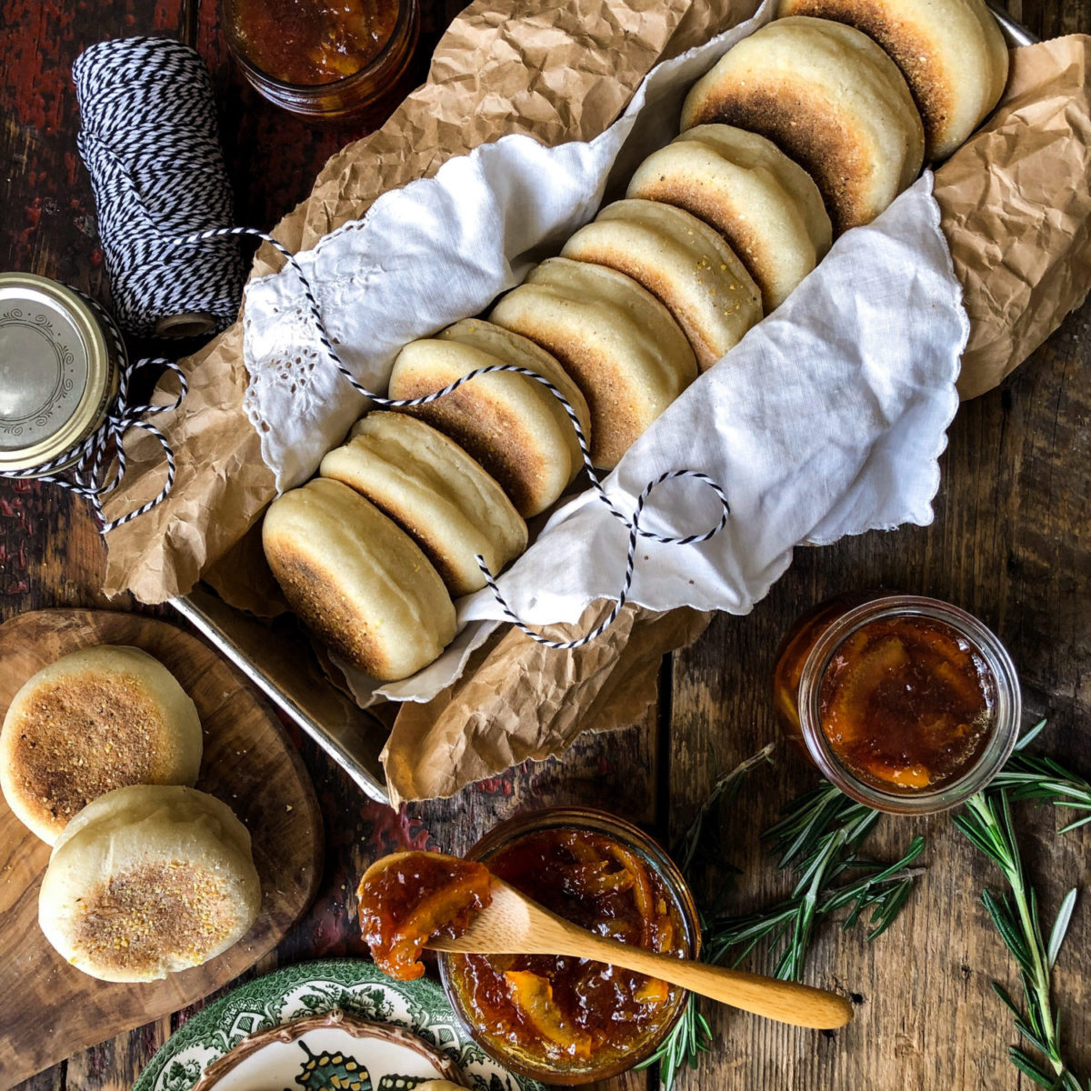 Sourdough English Muffins