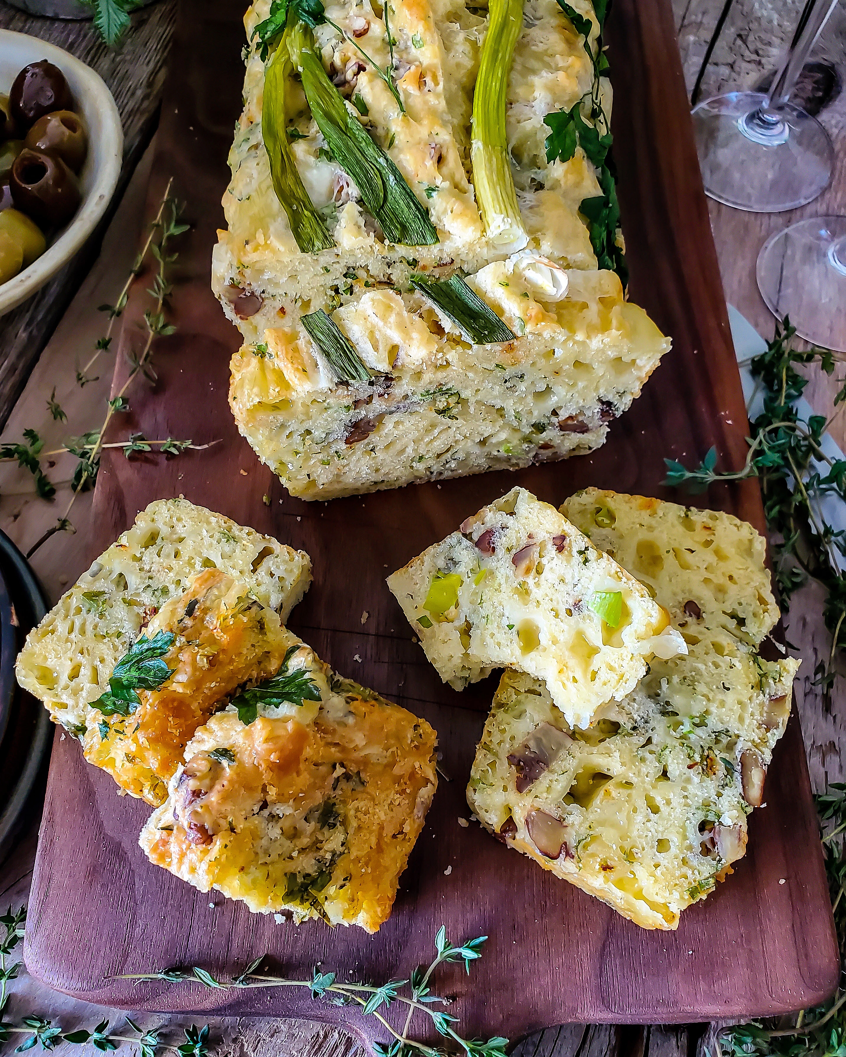 Spring Herb And Cheese Bread | The Lemon Apron