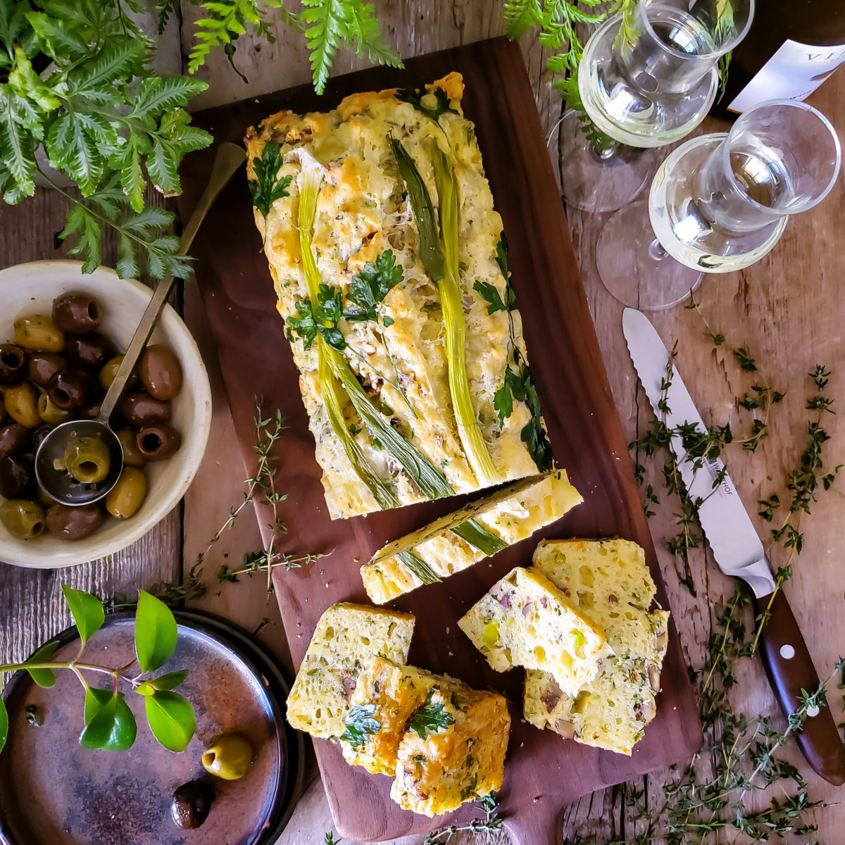 Spring Herb and Cheese Bread