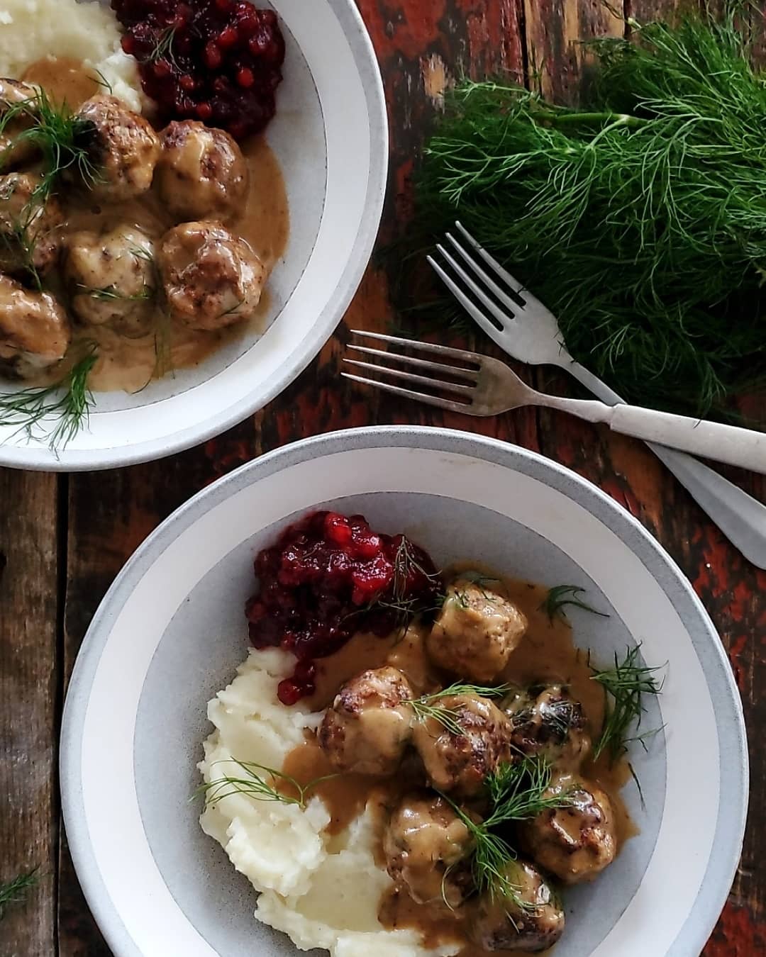 Swedish Meatballs Recipe with Lingonberry Sauce