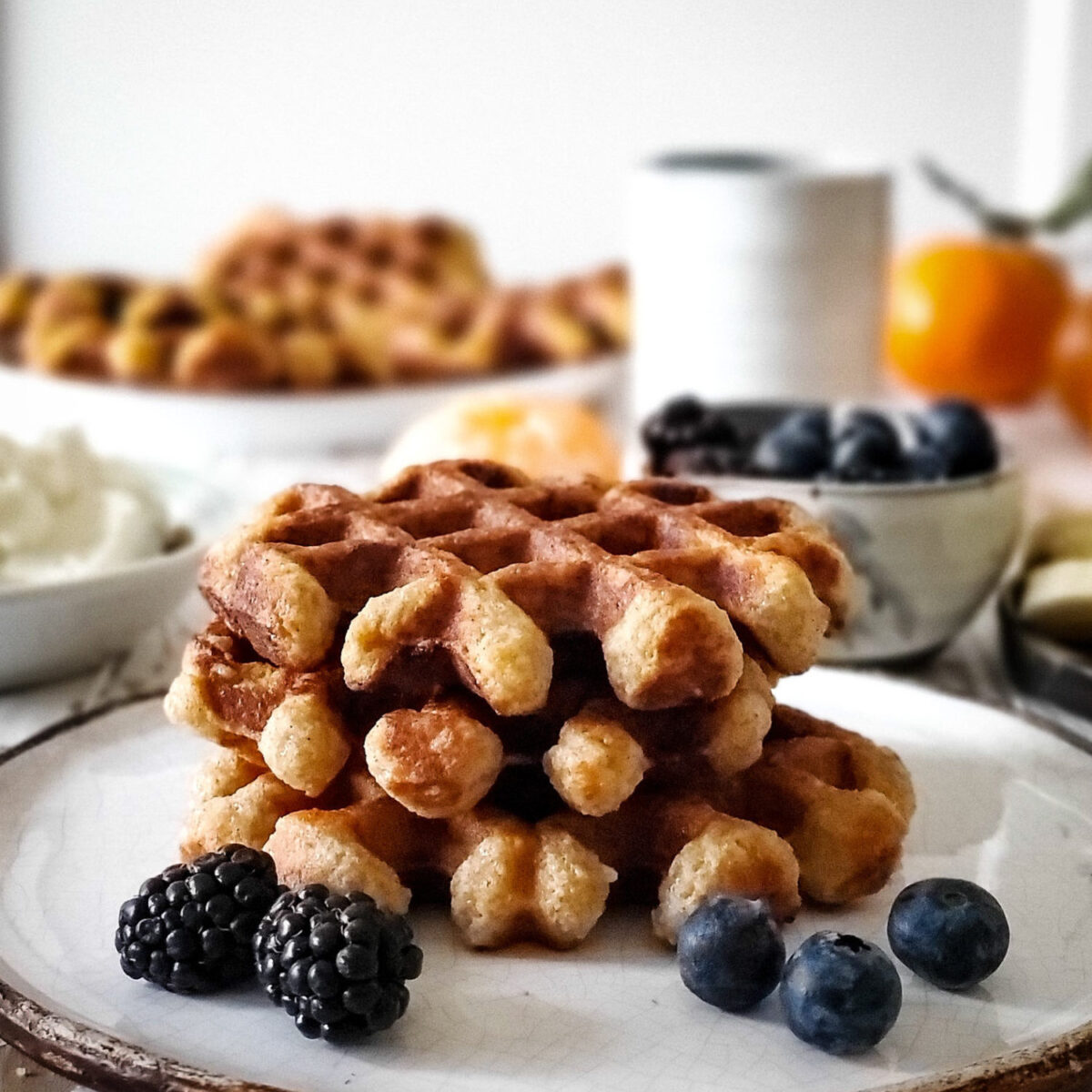 Gluten Free Liege Waffles