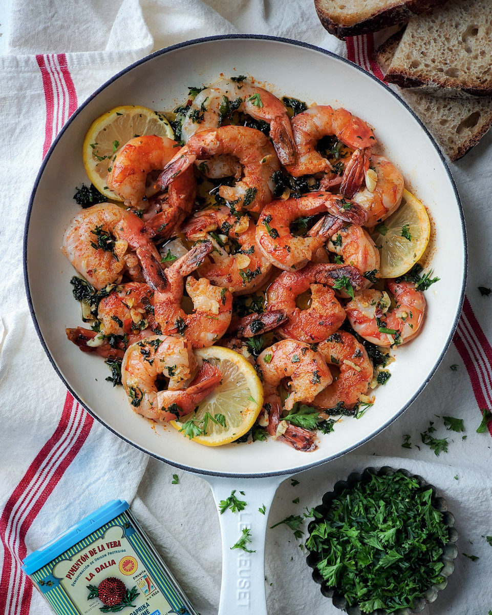 Shrimp Pil Pil, Tapas or Dinner