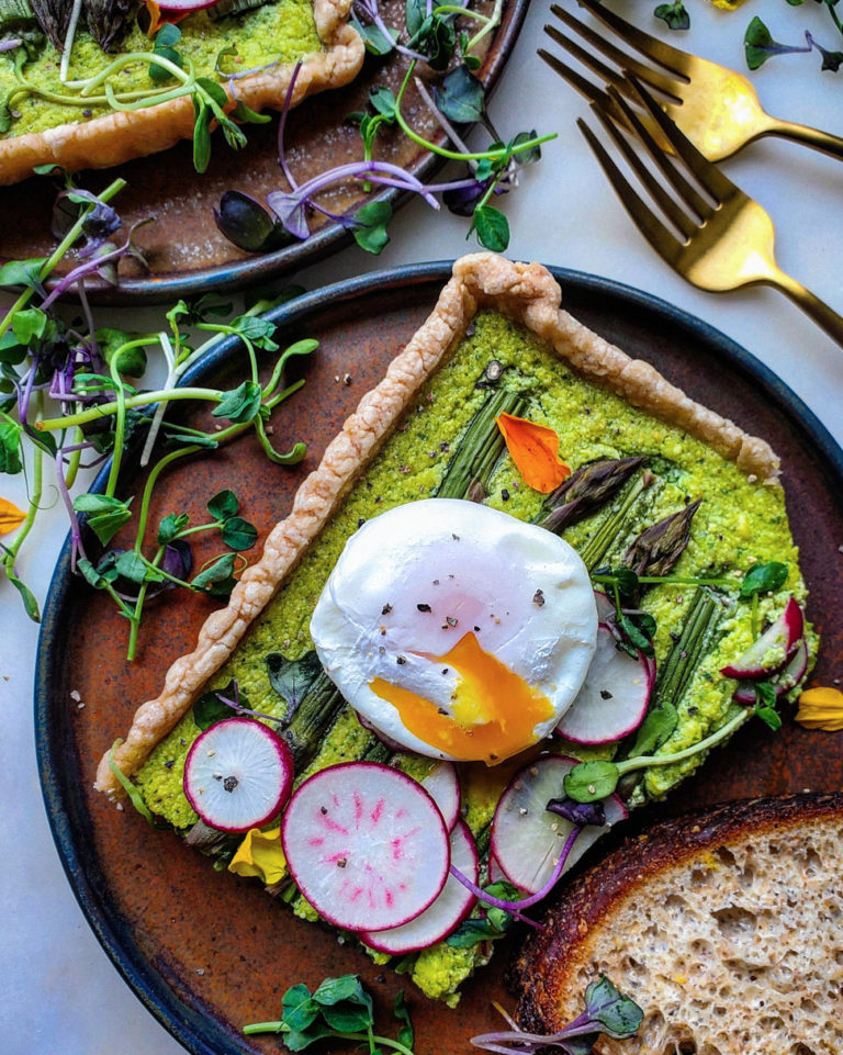 Asparagus Pesto Ricotta Tart The Lemon Apron