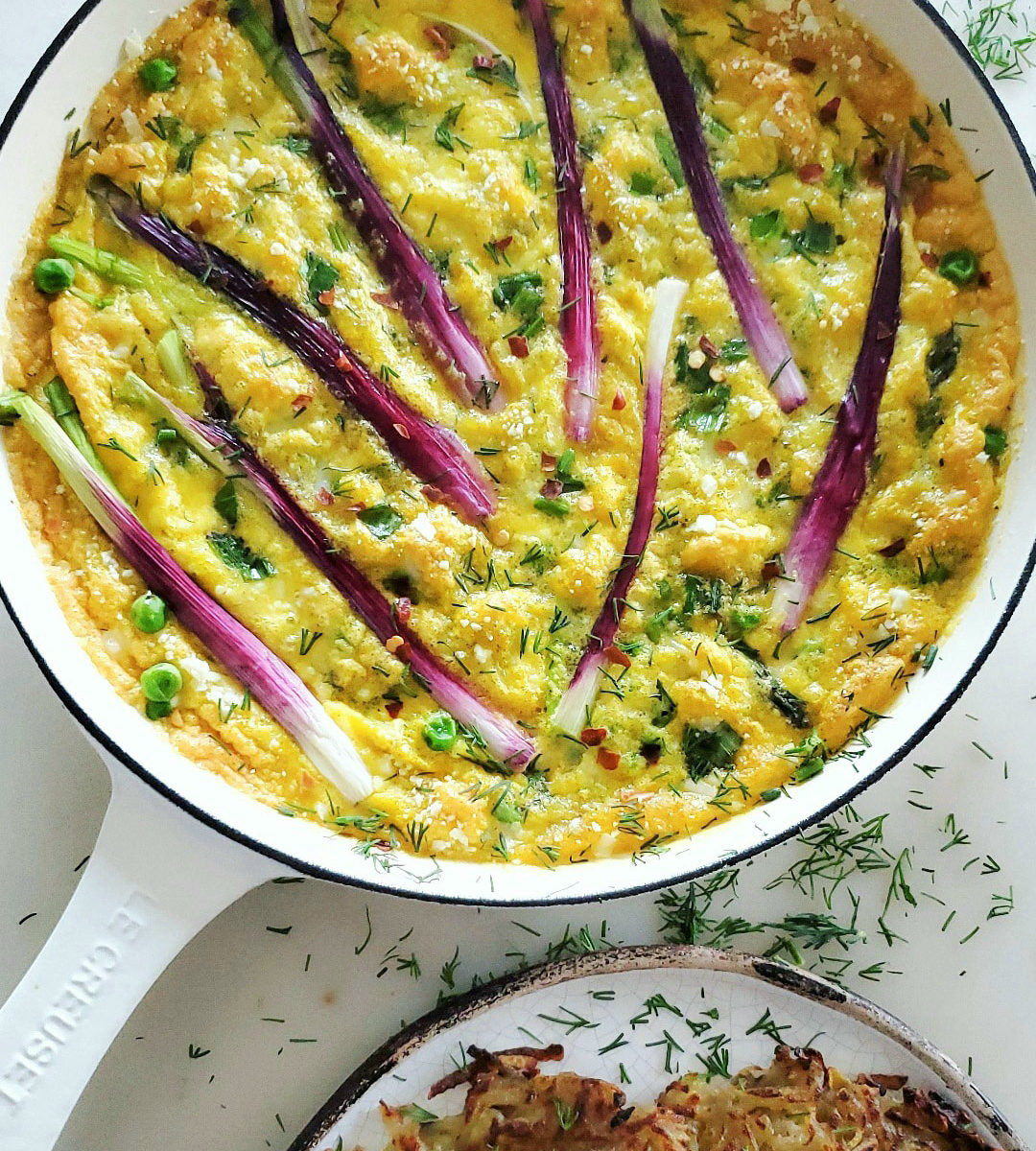 The Fluffiest Springtime Frittata