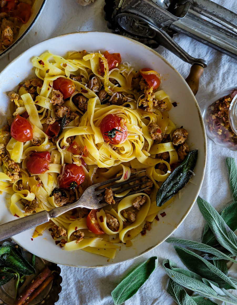 Deconstructed Fennel Sausage Ragù