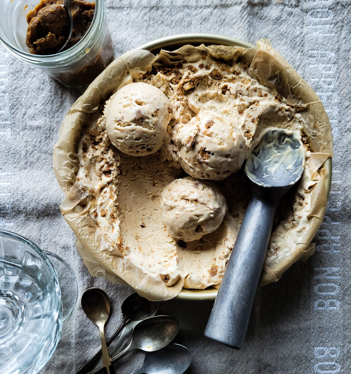 Speculaas Cookie Butter No Churn Ice Cream