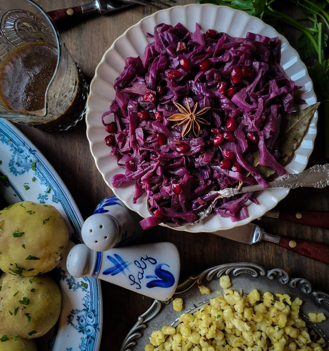 German Rotkohl, Sweet and Sour Red Cabbage