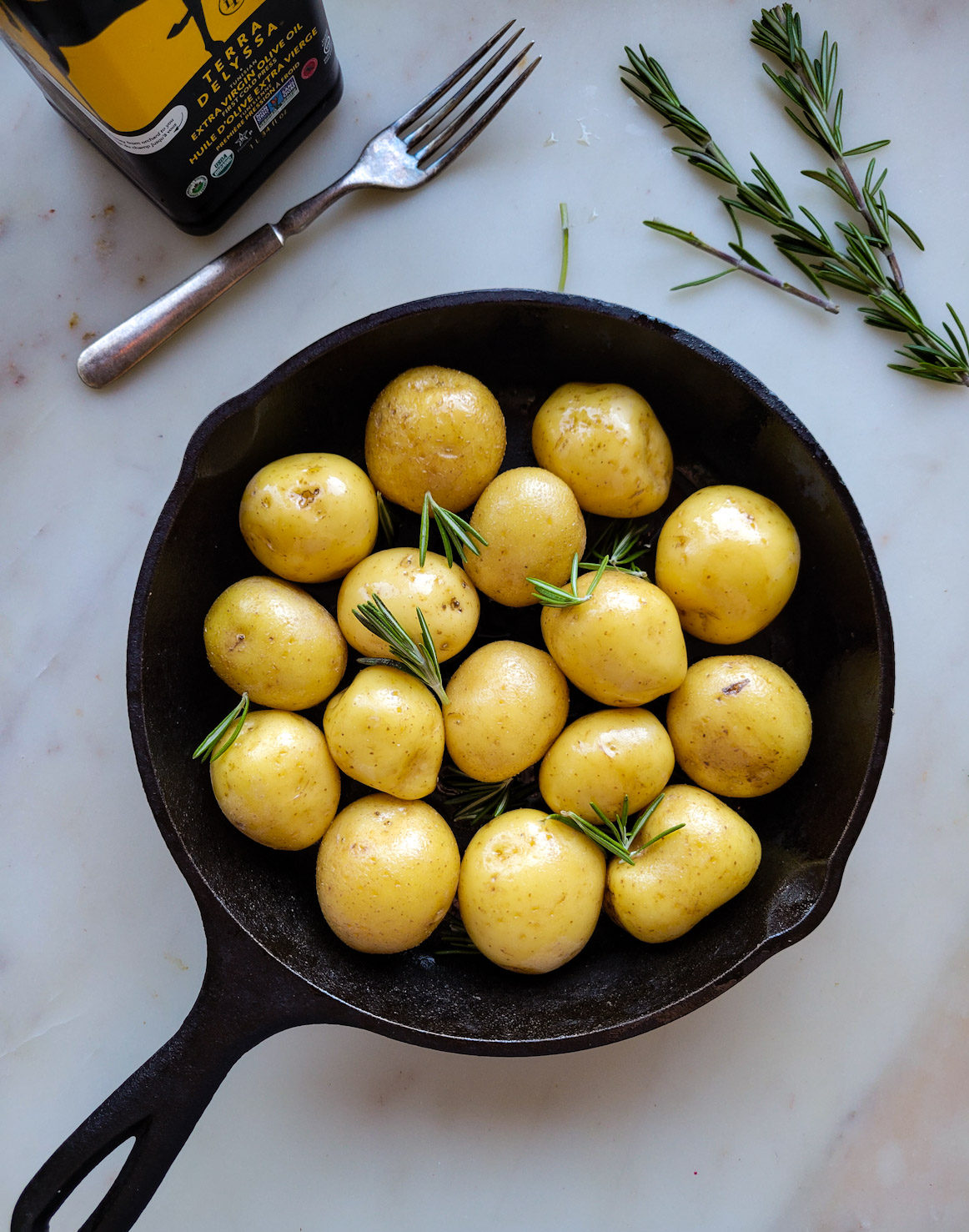 Salt Crusted Baked Potatoes