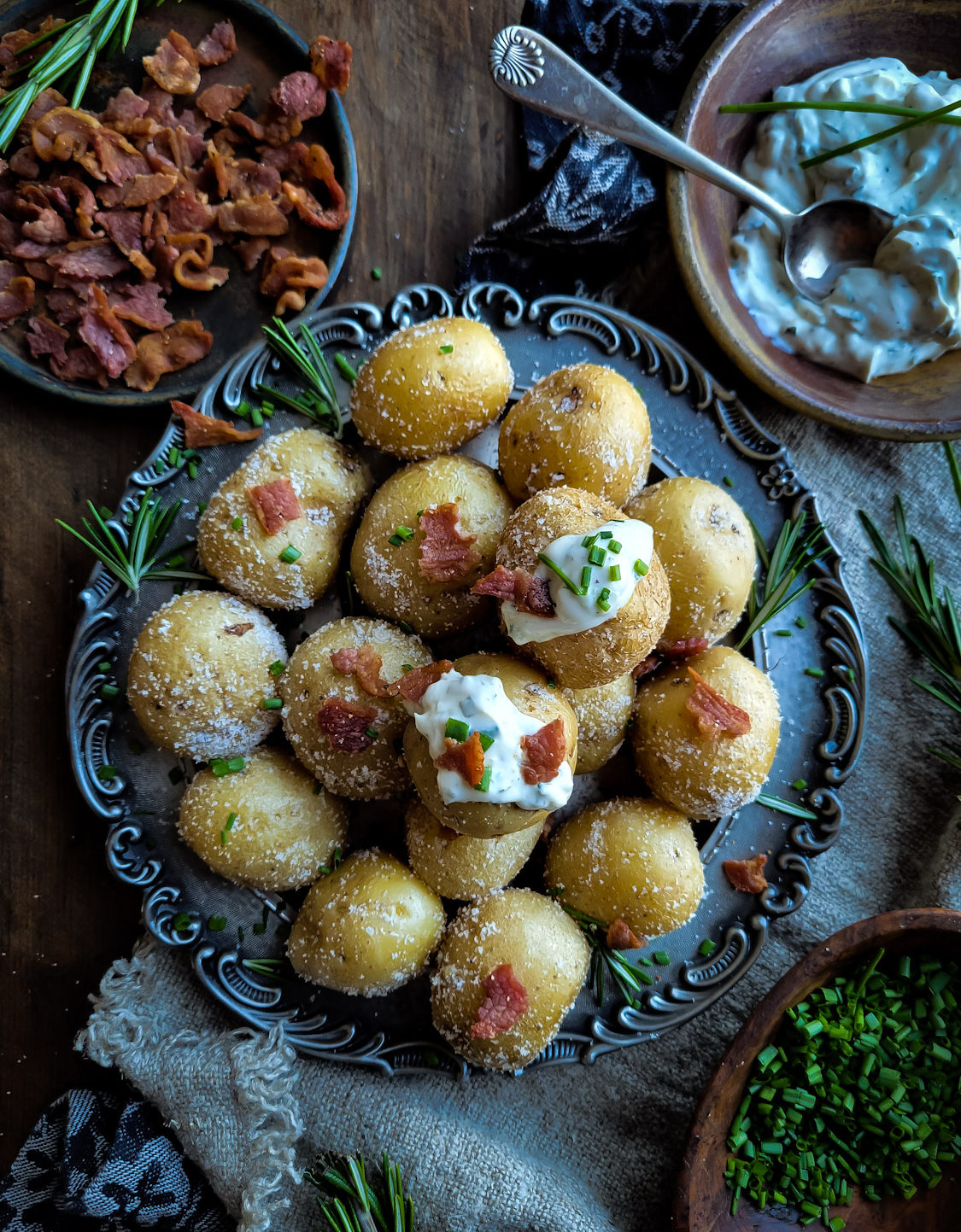 Baked Potato Toppings - the light version - The Spicy Apron