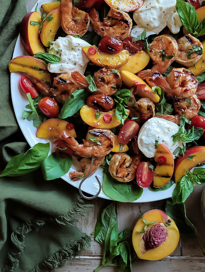 Shrimp Pasta Salad - Sugar Spun Run