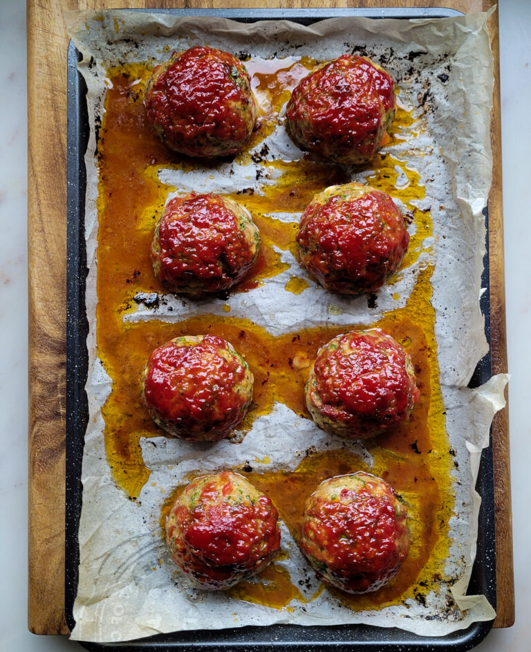 Glazed Turkey Meatloaves with Brown Butter Mashed Potatoes The Lemon